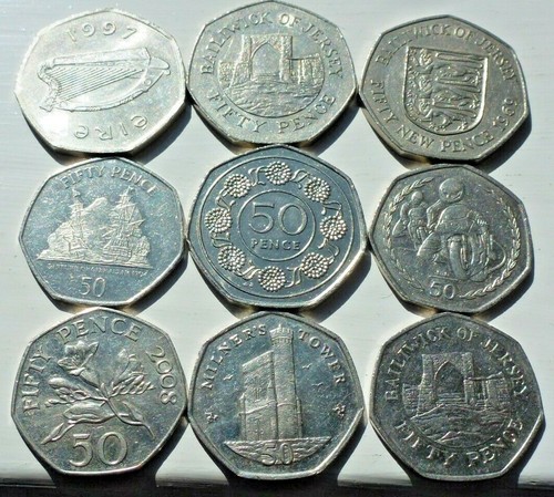 Regional issue 50p - issue, coins