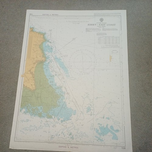 Vintage 1984 admiralty chart - 1984,